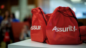 Assurity branded bags