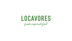 Locavores logotype with tagline