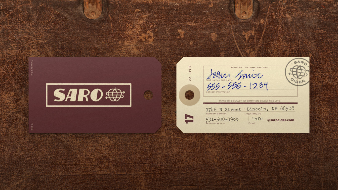 Saro Cider Business Cards