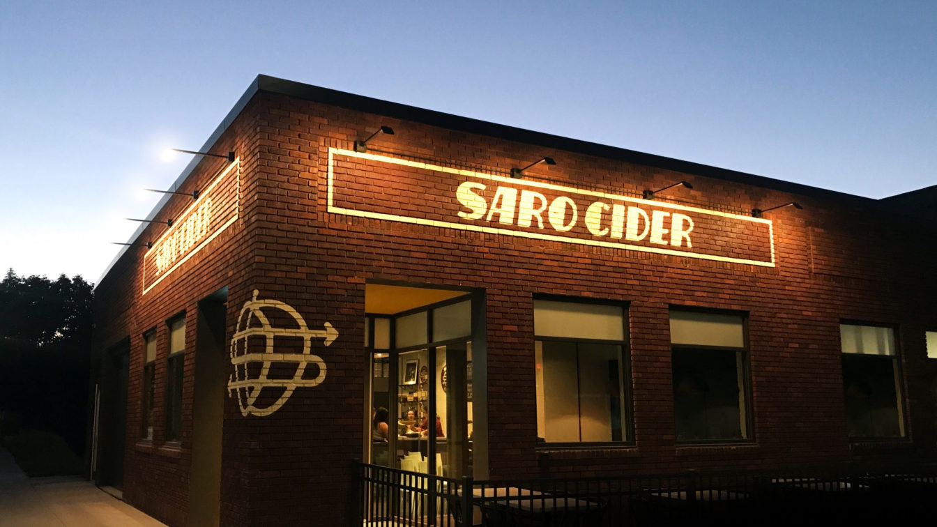 Saro Cider Signage