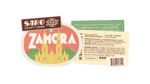 Saro Cider Zamora Label