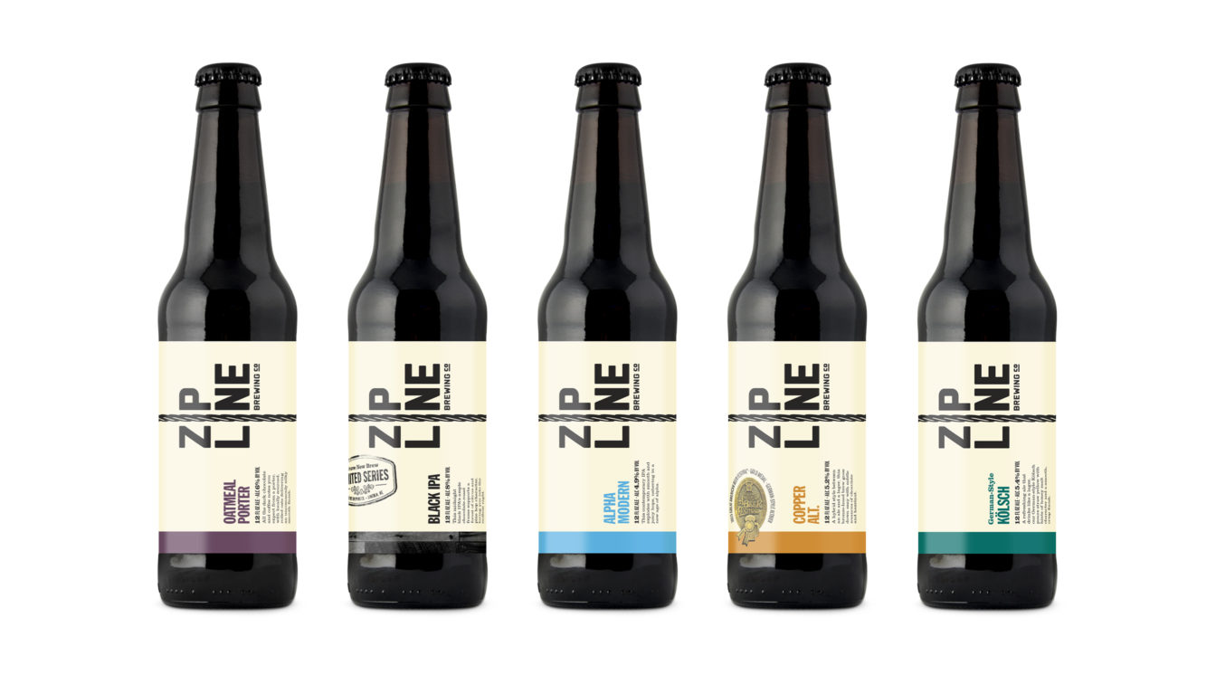 Zipline Brewing Co 12 Oz Bottles