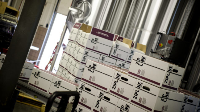 Zipline Brewing Co Case Boxes