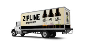 Zipline Brewing Co Delivery Truck