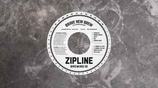Zipline Brewing Co Keg Collar