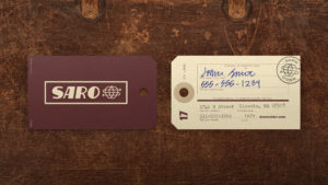Saro business cards